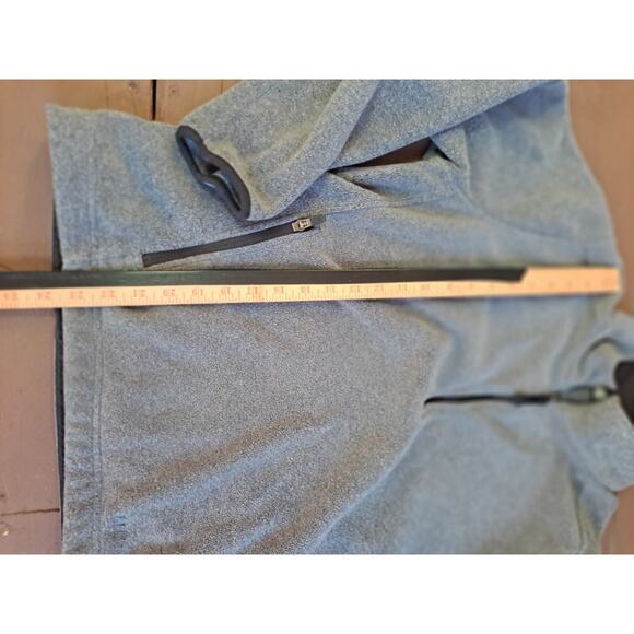 L.L. Bean Polartec Womens Gray Zip Up Fleece Jacket Size L Reg Grey - Picture 2 of 5